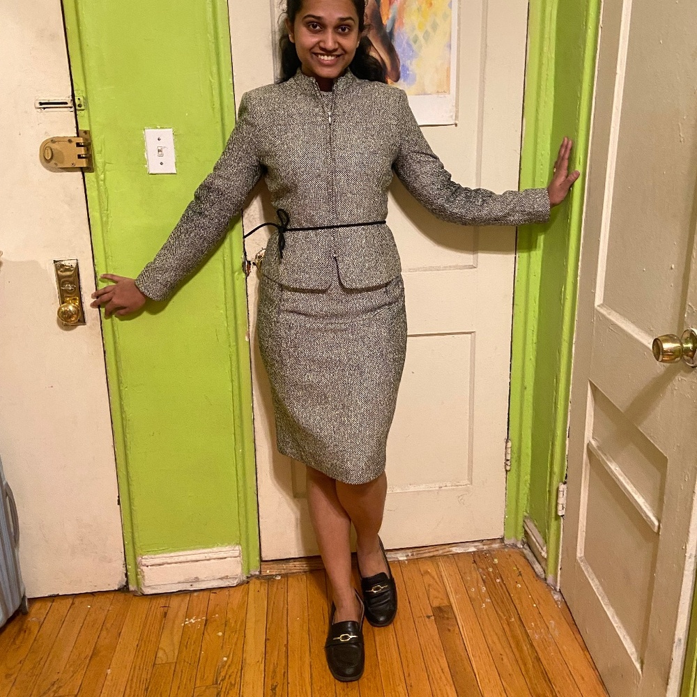 Smart Winter Skirt Suit